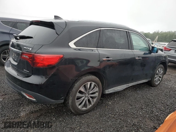 2014 Acura MDX Technology z VIN 5FRYD4H47EB008335, wystawiony jako Copart lot #59597145 z przebiegiem 130 689 mil mil oraz Szkoda całkowita • Salvage title. Historia ofert i sprzedaży dostępna na DreamBid. Obrazek 3.