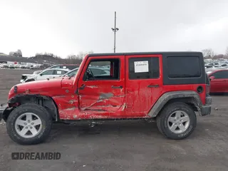2018 Jeep Wrangler JK Unlimited Sport with VIN 1C4BJWDG0JL807344, listed as a IAAI auction lot 41440494 with 46,300 mi miles. Bid and sale history available at carsss.com. Image 14.