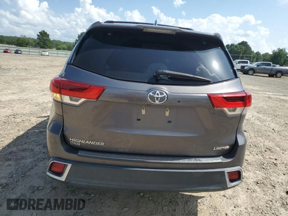 2018 Toyota Highlander Limited with VIN 5TDYZRFH0JS246961, listed as a Copart auction lot 60876075 with 88,813 mi miles and Salvage title. Bid and sale history available at DreamBid. Image 6.