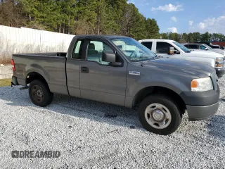 2005 Ford F-150 XL with VIN 1FTRF122X5NB50685, listed as a Copart auction lot 45153925 with 146,329 mi miles and Salvage Title. Bid and sale history available at carsss.com. Image 4.