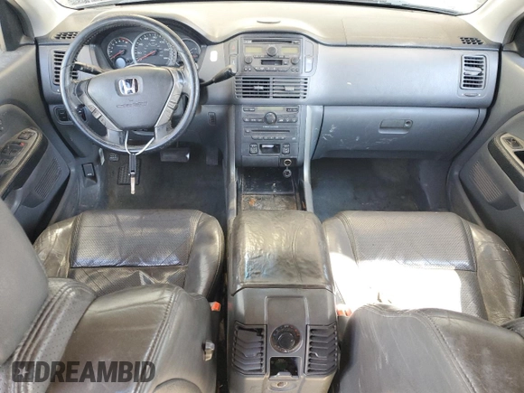 2005 Honda Pilot EX-L with VIN 5FNYF18525B053461, listed as a Copart auction lot 51463315 with 199,458 mi miles and Salvage title. Bid and sale history available at DreamBid. Image 8.