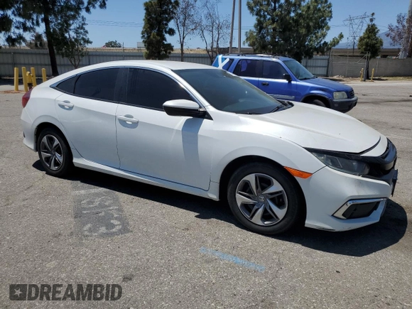 2021 Honda Civic LX z VIN 2HGFC2F60MH539648, wystawiony jako Copart lot #57490435 z przebiegiem 70 414 mil mil oraz Szkoda całkowita • Salvage title. Historia ofert i sprzedaży dostępna na DreamBid. Obrazek 4.