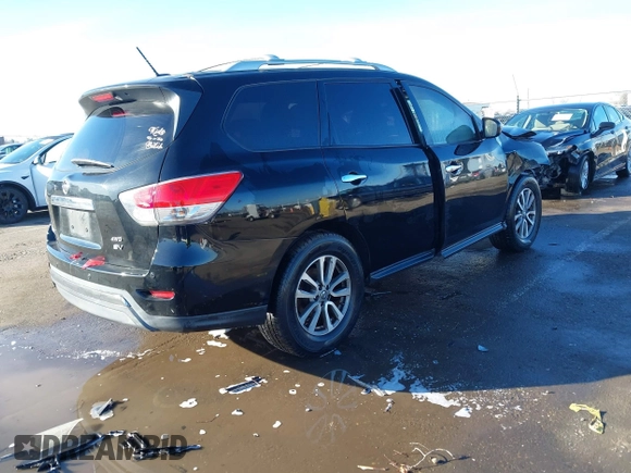 2013 Nissan Pathfinder SL with VIN 5N1AR2MM3DC664764, listed as a IAAI auction lot 41545679 with 99,712 mi miles and . Bid and sale history available at DreamBid. Image 4.