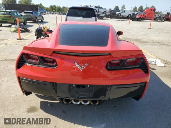 2015 Chevrolet Corvette 1LT with VIN 1G1YA2D78F5115503, listed as a Copart auction lot 74115974 with 49,822 mi miles and Clean Title. Bid and sale history available at carsss.com. Image 6.