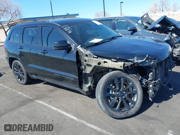 2020 Jeep Grand Cherokee Altitude with VIN 1C4RJFAGXLC416658, listed as a IAAI auction lot 41626758 with 56,527 mi miles. Bid and sale history available at carsss.com. Image 1.