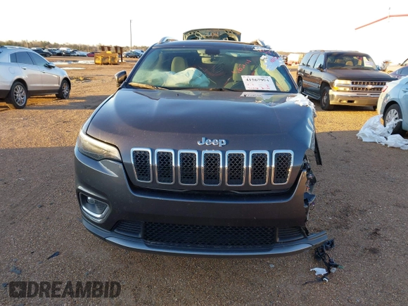 2020 Jeep Cherokee Limited with VIN 1C4PJLDN0LD552064, listed as a IAAI auction lot 41567994 with 74,816 mi miles. Bid and sale history available at carsss.com. Image 13.