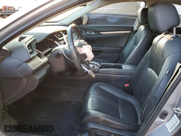 2016 Honda Civic EX-L with VIN 19XFC1F75GE025800, listed as a Copart auction lot 84600314 with 80,514 mi miles and Salvage title. Bid and sale history available at DreamBid. Image 7.