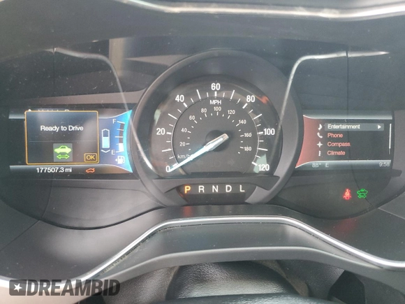 2014 Ford Fusion SE Hybrid with VIN 3FA6P0LU1ER308330, listed as a Copart auction lot 63375405 with 177,507 mi miles and Salvage title. Bid and sale history available at DreamBid. Image 9.