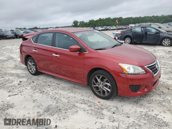 2014 Nissan Sentra SV with VIN 3N1AB7AP4EY284560, listed as a Copart auction lot 53787125 with 121,143 mi miles and Salvage Title. Bid and sale history available at DreamBid. Image 4.