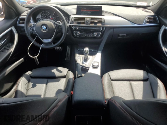 2018 BMW 3 Series 330i xDrive with VIN WBA8D9C54JEM33342, listed as a Copart auction lot 56833135 with 36,434 mi miles and Salvage title. Bid and sale history available at DreamBid. Image 8.