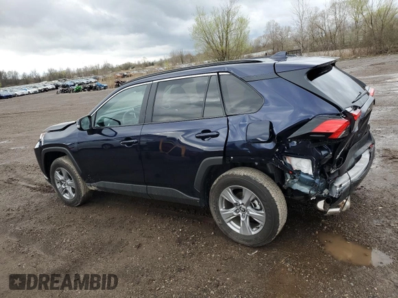 2024 Toyota RAV4 XLE with VIN 2T3P1RFV2RW476939, listed as a Copart auction lot 51806595 with 5,262 mi miles and Salvage Title. Bid and sale history available at DreamBid. Image 2.
