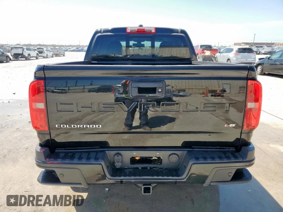 2022 Chevrolet Colorado 2WD Z71 with VIN 1GCGSDEN6N1204453, listed as a Copart auction lot 53140795 with 23,734 mi miles and Salvage title. Bid and sale history available at DreamBid. Image 6.