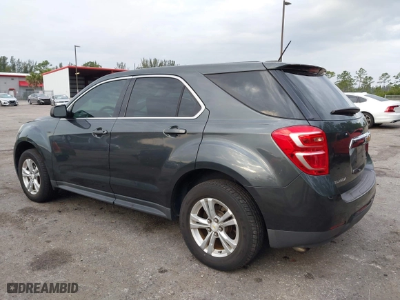 2017 Chevrolet Equinox LS with VIN 2GNALBEK6H1582971, listed as a IAAI auction lot 41975557 with 48,787 mi miles. Bid and sale history available at carsss.com. Image 12.