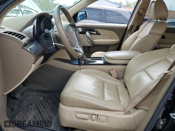 2012 Acura MDX Tech Pkg with VIN 2HNYD2H31CH500292, listed as a Copart auction lot 54661635 with 136,885 mi miles and Salvage Title. Bid and sale history available at carsss.com. Image 7.