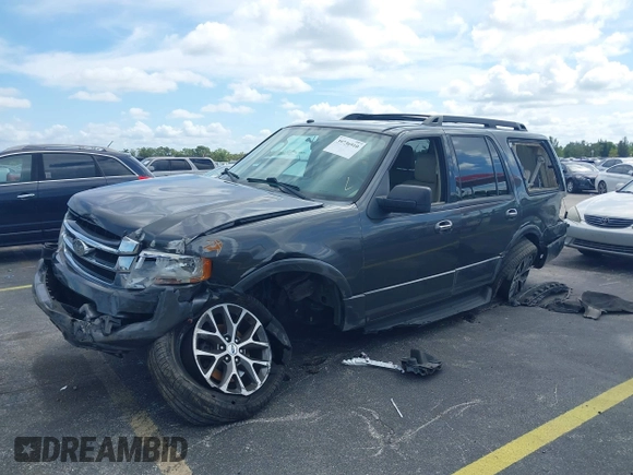 2017 Ford Expedition XLT z VIN 1FMJU1HT9HEA04989, wystawiony jako IAAI lot #39736910 z przebiegiem 184 638 mil mil oraz . Historia ofert i sprzedaży dostępna na DreamBid. Obrazek 2.