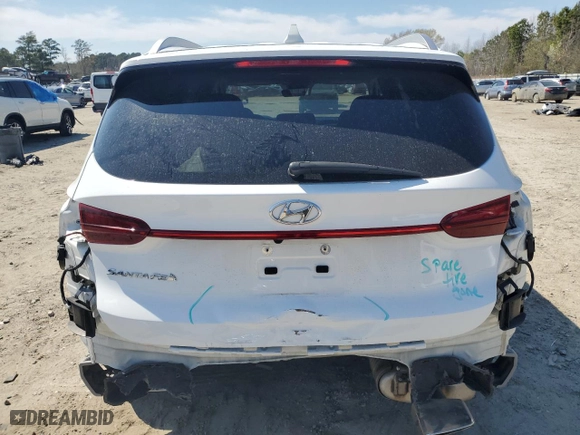 2023 Hyundai Santa Fe SEL with VIN 5NMS24AJ5PH524563, listed as a Copart auction lot 50499695 with 49,907 mi miles and Salvage Title. Bid and sale history available at carsss.com. Image 6.