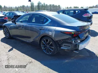 2021 Lexus IS 350 F Sport with VIN JTHGZ1E2XM5022762, listed as a IAAI auction lot 41974884 with 41,381 mi miles and . Bid and sale history available at DreamBid. Image 3.