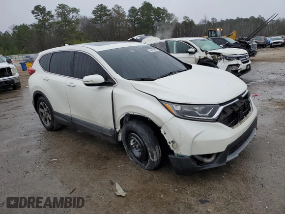 2017 Honda CR-V EX-L with VIN 2HKRW1H80HH519201, listed as a Copart auction lot 44890995 with 71,323 mi miles and Salvage Title. Bid and sale history available at carsss.com. Image 4.
