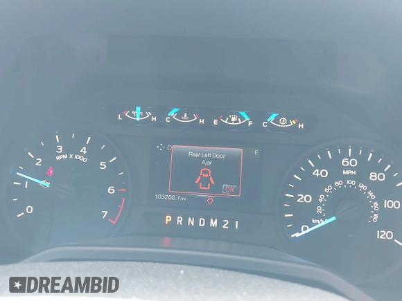 2015 Ford F-150 XL with VIN 1FTEW1CP2FKF15498, listed as a IAAI auction lot 41654196 with 103,200 mi miles. Bid and sale history available at carsss.com. Image 7.