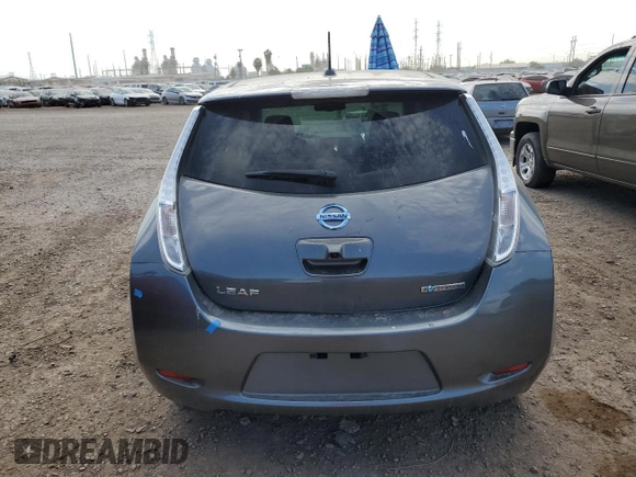 2016 Nissan LEAF S with VIN 1N4BZ0CP4GC312912, listed as a Copart auction lot 52152793 with 86,383 mi miles. Bid and sale history available at carsss.com. Image 6.