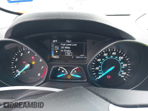 2015 Ford Escape SE with VIN 1FMCU0GXXFUC74470, listed as a IAAI auction lot 41419669 with 94,107 mi miles. Bid and sale history available at carsss.com. Image 7.