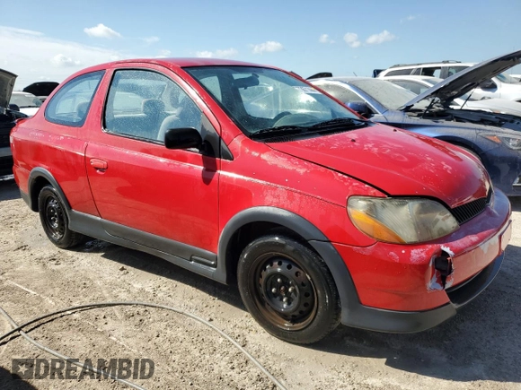 2000 Toyota ECHO with VIN JTDAT123XY0041692, listed as a Copart auction lot 73671444 with Not Provided miles and Non Repairable. Bid and sale history available at DreamBid. Image 4.