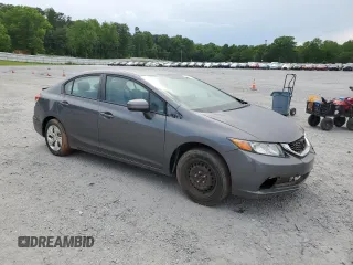 2014 Honda Civic LX with VIN 19XFB2F5XEE028471, listed as a Copart auction lot 55584105 with Not Provided miles and Clean Title. Bid and sale history available at DreamBid. Image 4.