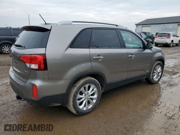 2015 Kia Sorento EX with VIN 5XYKUDA79FG624656, listed as a Copart auction lot 59947005 with 124,509 mi miles and Clean title. Bid and sale history available at DreamBid. Image 3.