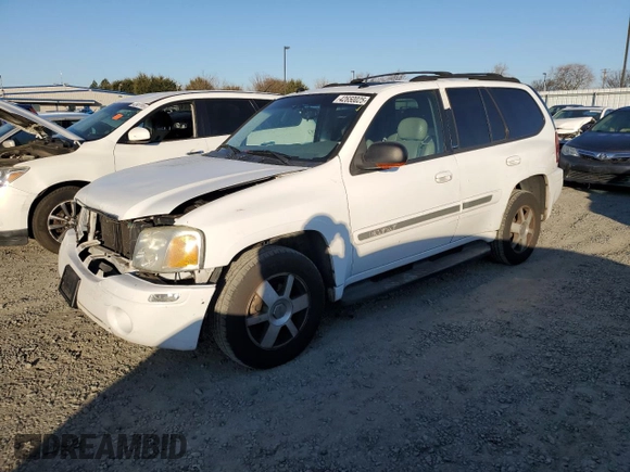 2005 GMC Envoy SLE с VIN 1GKDS13S852261326, выставлен на аукционе Copart как лот 42650025 с пробегом 210 485 миль миль и Списание • Salvage title. История ставок и продаж доступна на DreamBid. Изображение 1.