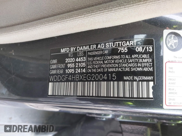 2014 Mercedes-Benz C 250 Sport с VIN WDDGF4HBXEG200415, выставлен на аукционе IAAI как лот 41648762 с пробегом 108 702 миль миль и . История ставок и продаж доступна на DreamBid. Изображение 9.