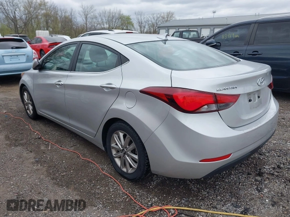 2015 Hyundai Elantra SE with VIN 5NPDH4AEXFH599545, listed as a IAAI auction lot 42017312 with 151,453 mi miles and . Bid and sale history available at DreamBid. Image 3.