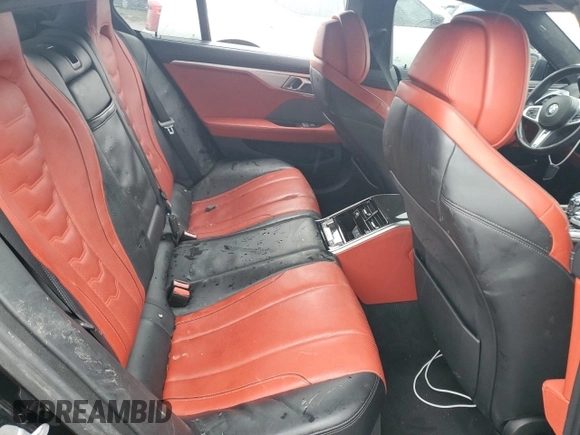 2022 BMW 8 Series M850i with VIN WBAGV8C0XNCH63529, listed as a Copart auction lot 86139494 with 78,710 mi miles and Salvage title. Bid and sale history available at DreamBid. Image 10.