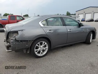 2014 Nissan Maxima S with VIN 1N4AA5AP5EC491610, listed as a Copart auction lot 62063895 with 80,812 mi miles and Salvage title. Bid and sale history available at DreamBid. Image 3.