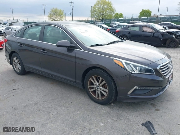 2015 Hyundai Sonata 2.4L SE with VIN 5NPE24AF8FH185663, listed as a IAAI auction lot 42029560 with 93,342 mi miles. Bid and sale history available at carsss.com. Image 1.