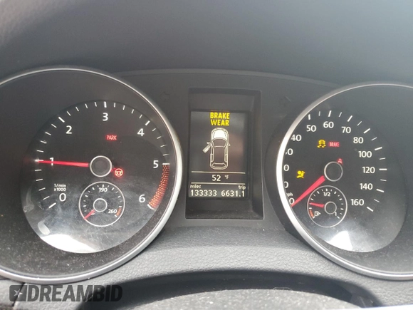 2012 Volkswagen Jetta SportWagen TDI with VIN 3VWPL7AJ8CM668732, listed as a Copart auction lot 50216775 with 133,333 mi miles and Salvage Title. Bid and sale history available at carsss.com. Image 9.