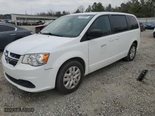 2018 Dodge Grand Caravan SE Plus with VIN 2C4RDGBG0JR177623, listed as a Copart auction lot 47590605 with 166,341 mi miles and Salvage Title. Bid and sale history available at carsss.com. Image 1.