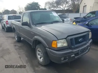 2005 Ford Ranger XL z VIN 1FTYR10U35PA63108, wystawiony jako IAAI lot #41493348 z przebiegiem 160 120 mil mil oraz . Historia ofert i sprzedaży dostępna na DreamBid. Obrazek 1.