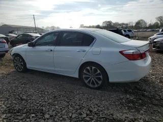 2014 Honda Accord Sedan Sport with VIN 1HGCR2F50EA284203, listed as a Copart auction lot 53720765 with 201,191 mi miles and Salvage Title. Bid and sale history available at carsss.com. Image 2.