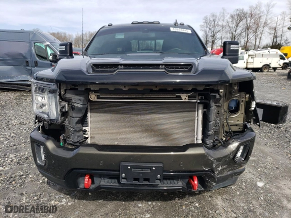 2023 GMC Sierra 2500HD AT4 with VIN 1GT49PE70PF187396, listed as a Copart auction lot 43544445 with 27,432 mi miles and Salvage Title. Bid and sale history available at carsss.com. Image 5.