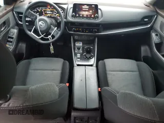 2021 Nissan Rogue S with VIN 5N1AT3AA7MC848414, listed as a Copart auction lot 55517355 with 54,338 mi miles and Salvage title. Bid and sale history available at DreamBid. Image 8.