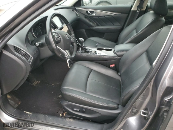 2017 Infiniti Q50 2.0t with VIN JN1CV7AP3HM640763, listed as a Copart auction lot 84085864 with NaN miles and Clean Title. Bid and sale history available at carsss.com. Image 8.