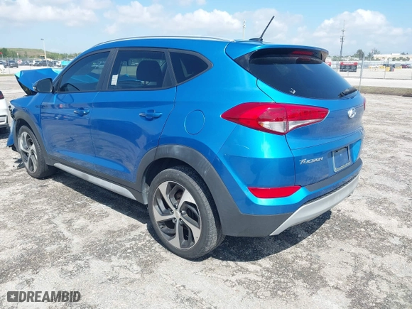 2017 Hyundai Tucson Value with VIN KM8J33A23HU540472, listed as a IAAI auction lot 41935056 with 58,937 mi miles. Bid and sale history available at carsss.com. Image 3.