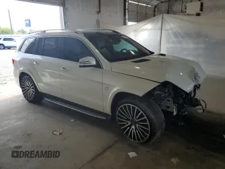 2018 Mercedes-Benz GLS 63 AMG with VIN 4JGDF7FE9JB035729, listed as a Copart auction lot 63685195 with 89,958 mi miles and Salvage title. Bid and sale history available at DreamBid. Image 4.