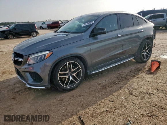 2017 Mercedes-Benz GLE 43 AMG z VIN 4JGED6EB4HA084672, wystawiony jako Copart lot #63087225 z przebiegiem 78 114 mil mil oraz Szkoda całkowita • Salvage title. Historia ofert i sprzedaży dostępna na DreamBid. Obrazek 1.