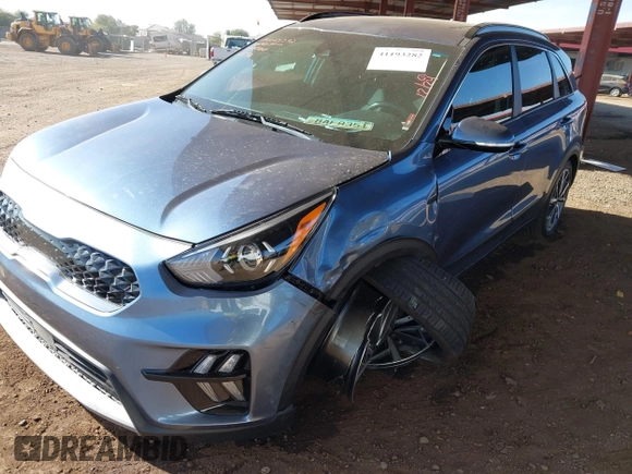 2022 Kia Niro Touring SE with VIN KNDCC3LC2N5495596, listed as a IAAI auction lot 41193282 with 30,643 mi miles. Bid and sale history available at carsss.com. Image 6.
