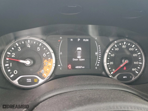 2018 Jeep Renegade Upland Edition with VIN ZACCJBAB1JPH38889, listed as a Copart auction lot 50371745 with 48,397 mi miles and Salvage Title. Bid and sale history available at carsss.com. Image 9.