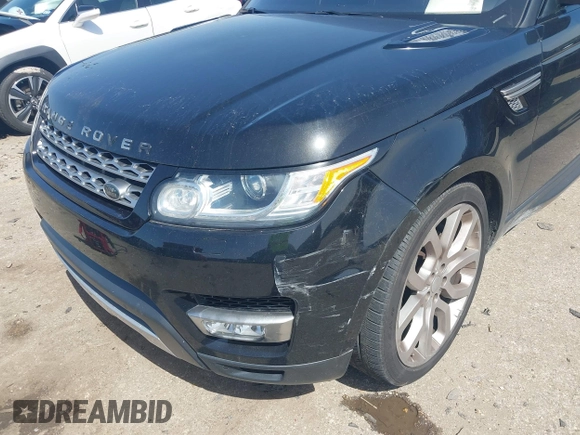 2016 Land Rover Range Rover Sport V6 HSE with VIN SALWR2PF0GA597847, listed as a IAAI auction lot 41727432 with 88,232 mi miles. Bid and sale history available at carsss.com. Image 6.