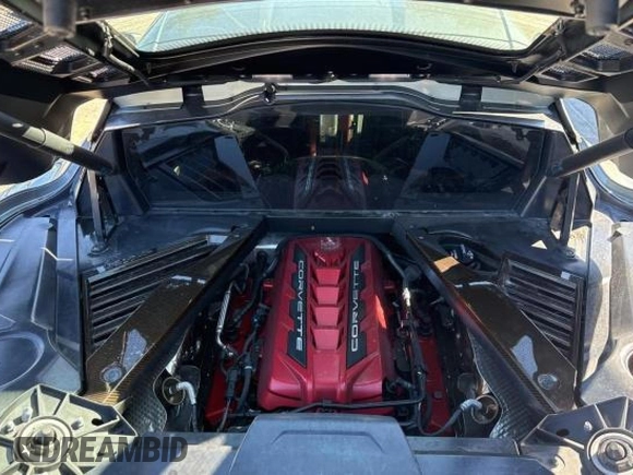 2022 Chevrolet Corvette 2LT with VIN 1G1YB2D47N5110763, listed as a Copart auction lot 81066264 with 13,845 mi miles and Salvage Title. Bid and sale history available at carsss.com. Image 7.