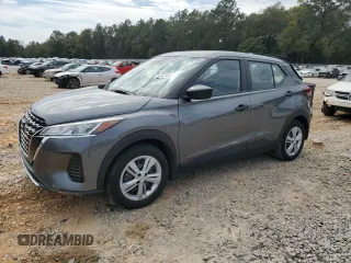 2023 Nissan Kicks S with VIN 3N1CP5BV9PL498164, listed as a Copart auction lot 47213375 with 50,264 mi miles and Salvage Title. Bid and sale history available at carsss.com. Image 1.