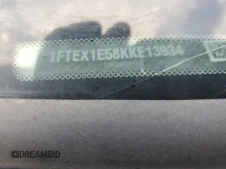 2019 Ford F-150 XL with VIN 1FTEX1E58KKE13934, listed as a Copart auction lot 59095125 with Not provided miles and Salvage title. Bid and sale history available at DreamBid. Image 13.